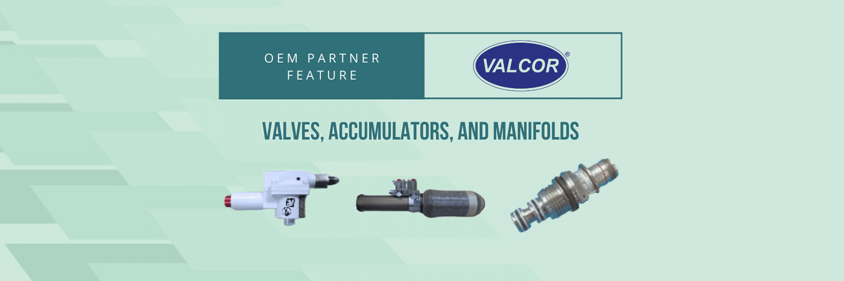 Valcor Engineering Valves, Accumulators, and Manifolds