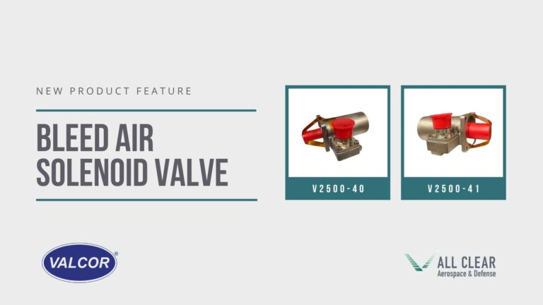 A New Source of Supply: AllClear and Valcor Deliver Second-Source Bleed Air Solenoid Valves for F-15 and F-16